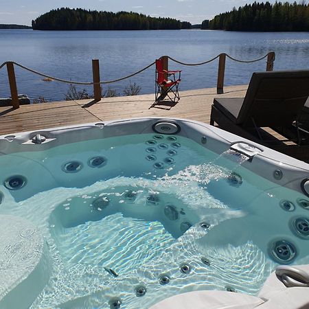 Stunning Log Cabin 45M2 On The Shore Of Kallavesi. Kuopio Exterior photo