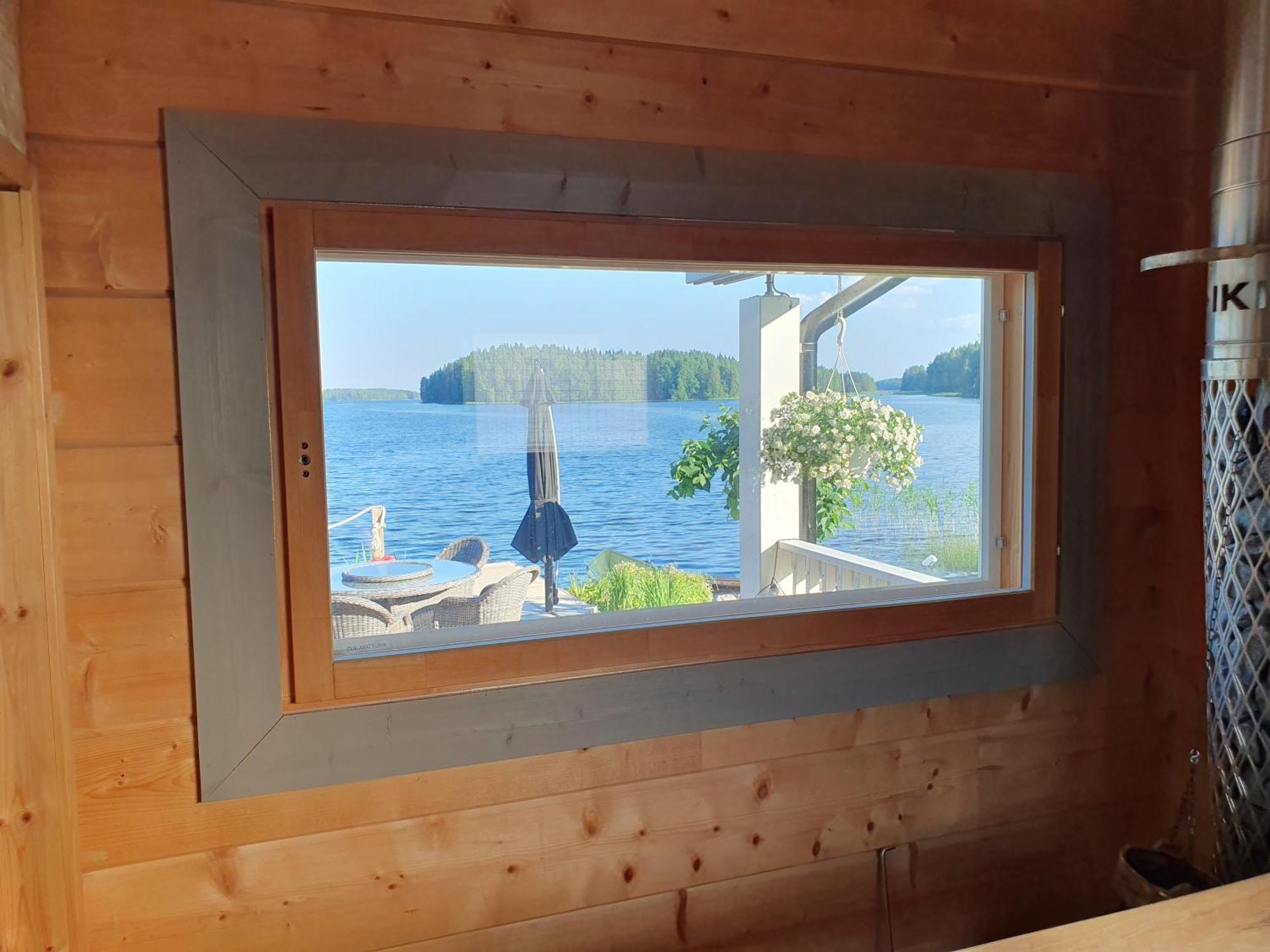 Stunning Log Cabin 45M2 On The Shore Of Kallavesi. Kuopio Exterior photo