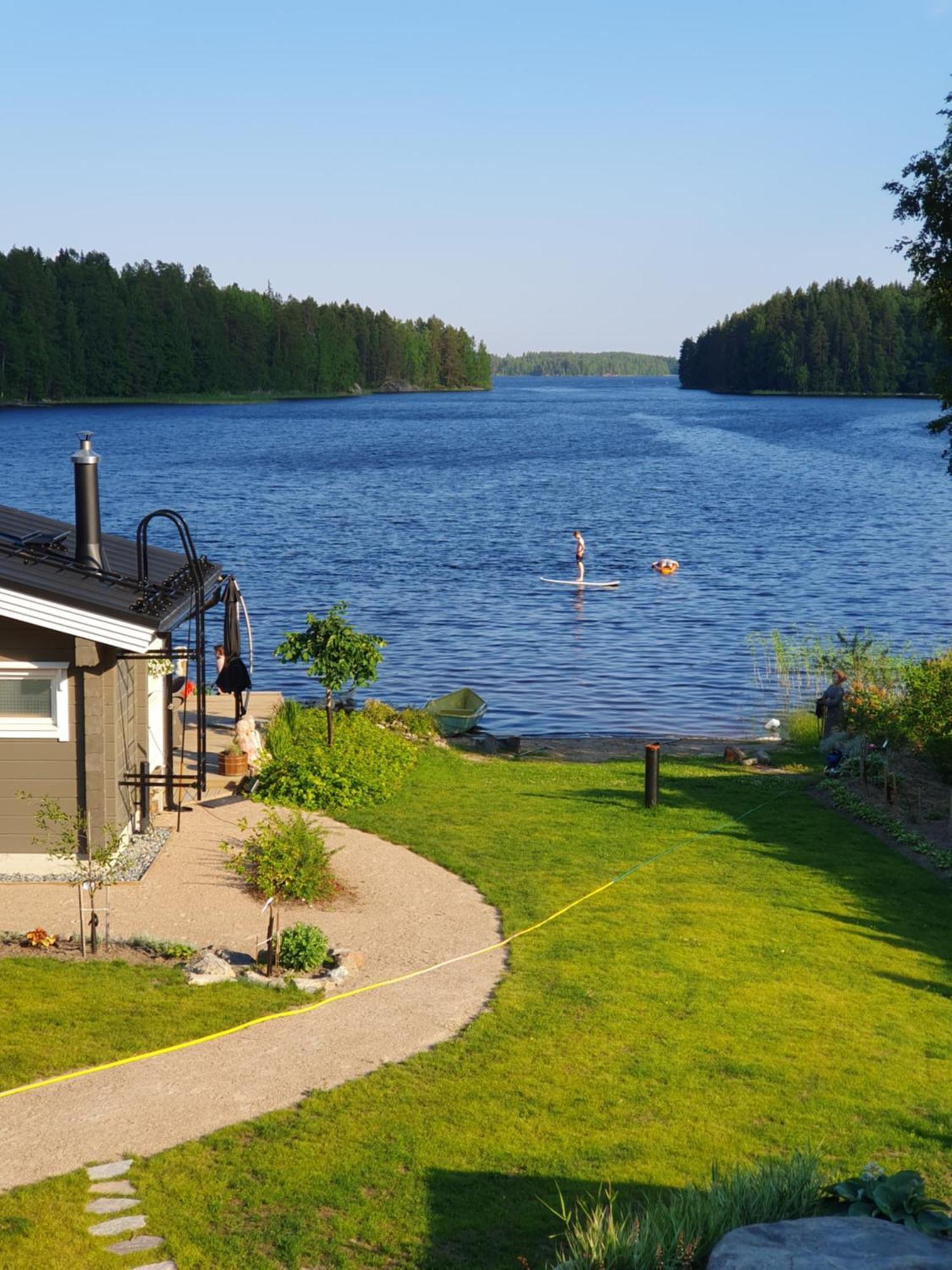 Stunning Log Cabin 45M2 On The Shore Of Kallavesi. Kuopio Exterior photo